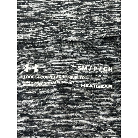 Women's Under Armor Heat Gear 1/4" Zip Pullover Small Heather Gray Long Sleeve - Picture 7 of 7